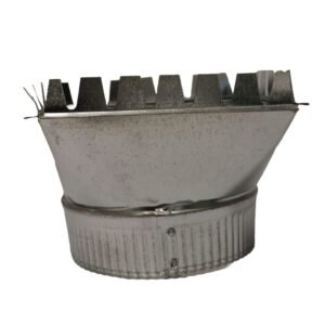 4" Galvanized Steel Side Duct Take-Off