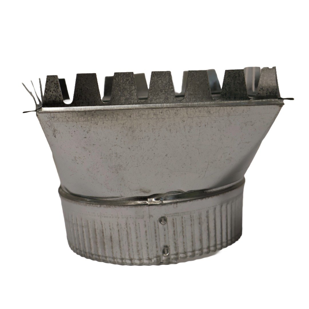 4" Galvanized Steel Side Duct Take-Off