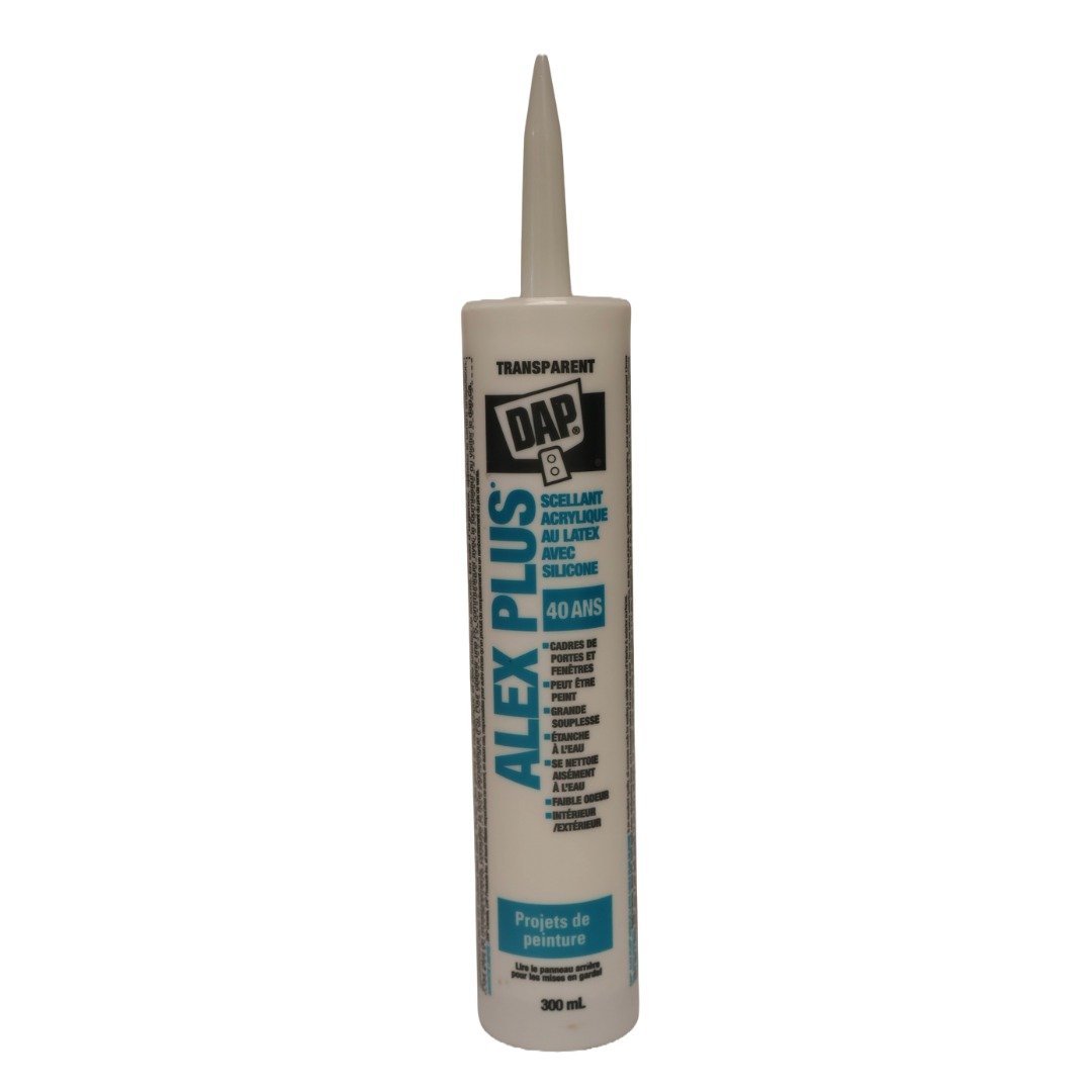 Alex Plus Acrylic Latex Caulk Plus Silicone Clear 300ml